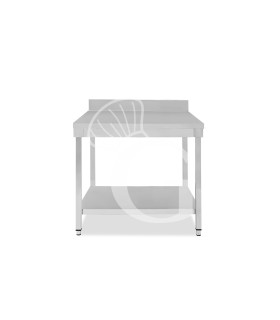 Edelstahltisch 1 Grundboden Aufsatz B 900 mm x T 700 mm x H 950 mm