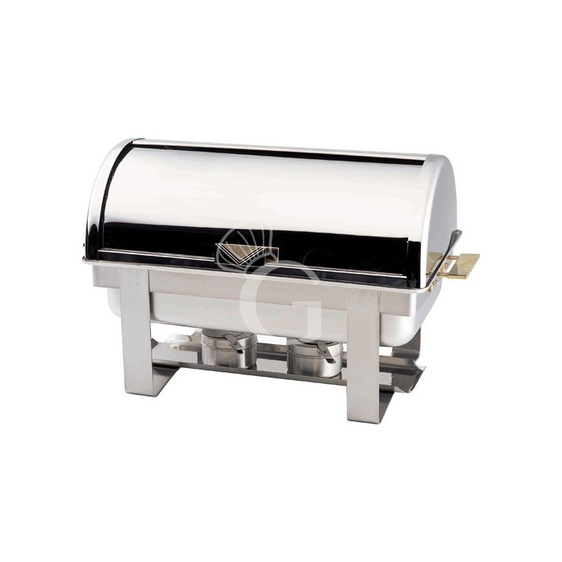 Gastronorm Chafing Dish/Speisenwärmer mit Rolltop, B 650 mm x T 470 mm x H 450 mm