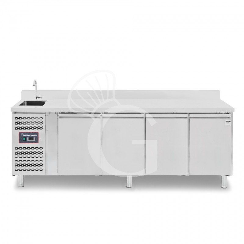 copy of Tavolo refrigerato - 2 porte - Prof. 700 - temperatura -2°C/+8°C