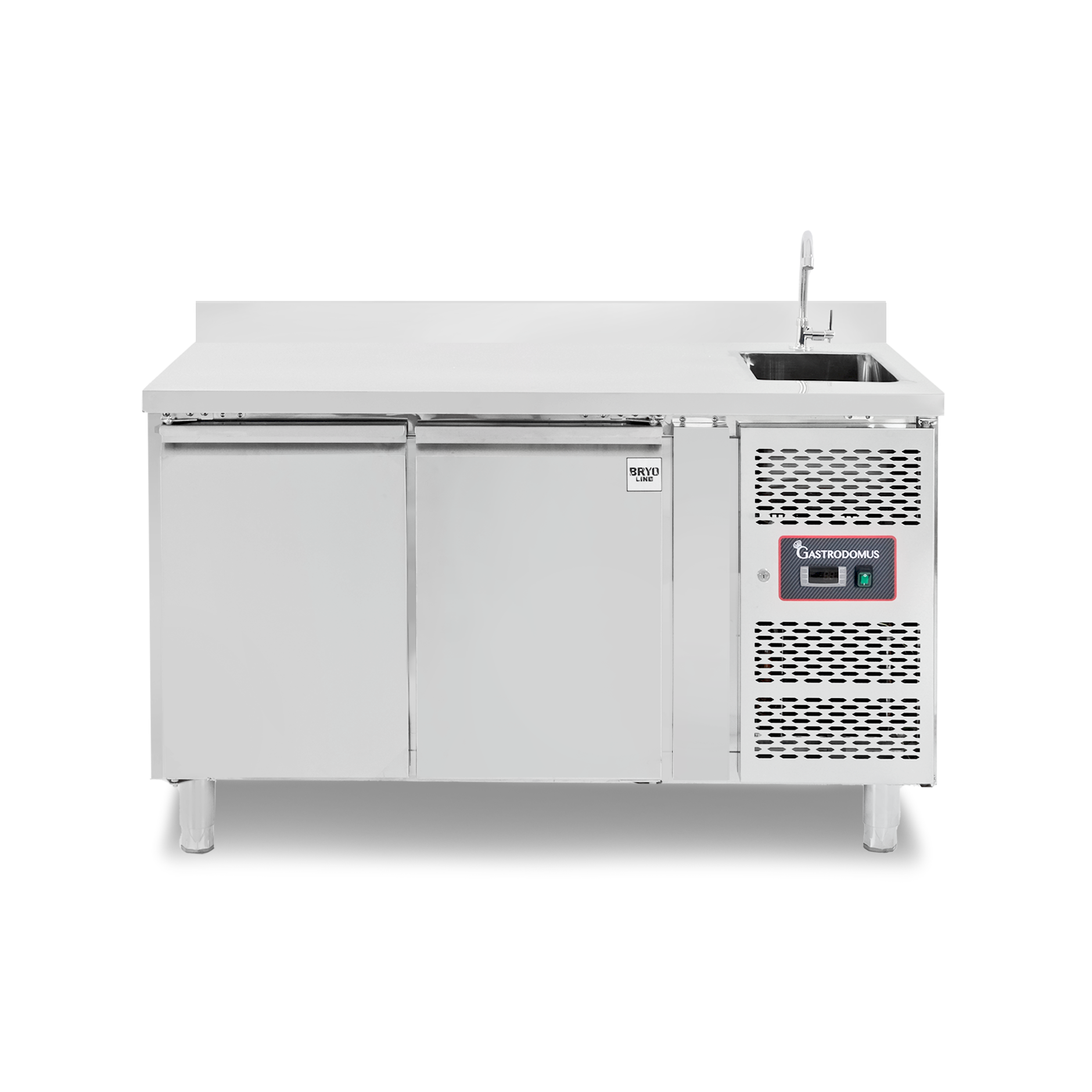 copy of Tavolo refrigerato - 2 porte - Prof. 700 - temperatura -2°C/+8°C