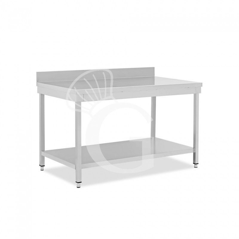 Edelstahltisch 1 Grundboden Aufsatz B 1600 mm x T 800 mm x H 950 mm