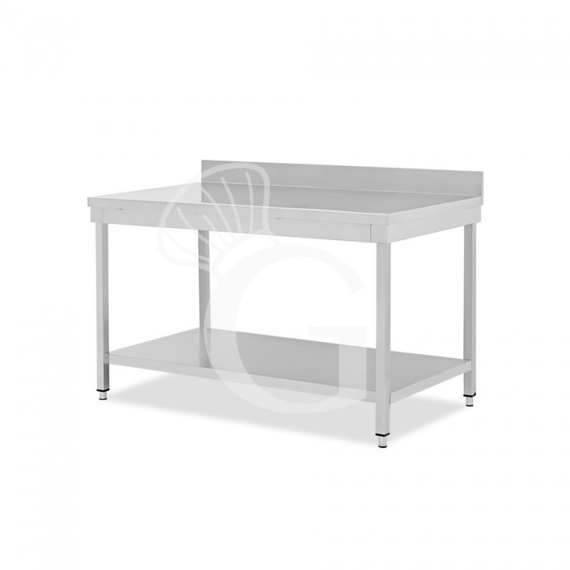 Edelstahltisch 1 Grundboden Aufsatz B 1600 mm x T 800 mm x H 950 mm