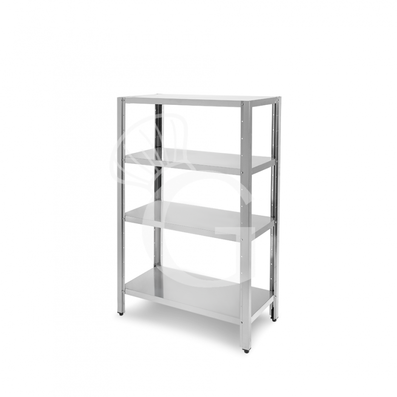 edelstahlregal b 1100 mm x t 400 mm x h 1500 mm 4 regalboeden