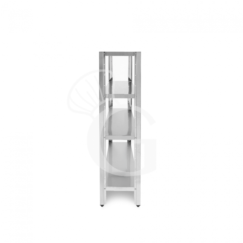 edelstahlregal b 1100 mm x t 400 mm x h 1500 mm 4 regalboeden