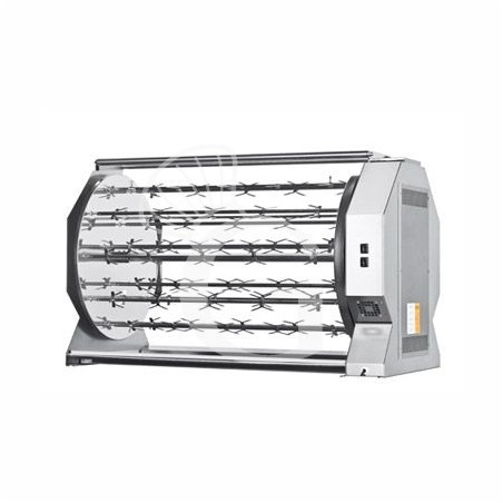 Holzbeheizter Hähnchengrill, Rotation,1020 x 550 x 646 mm, 16 Hähnchen