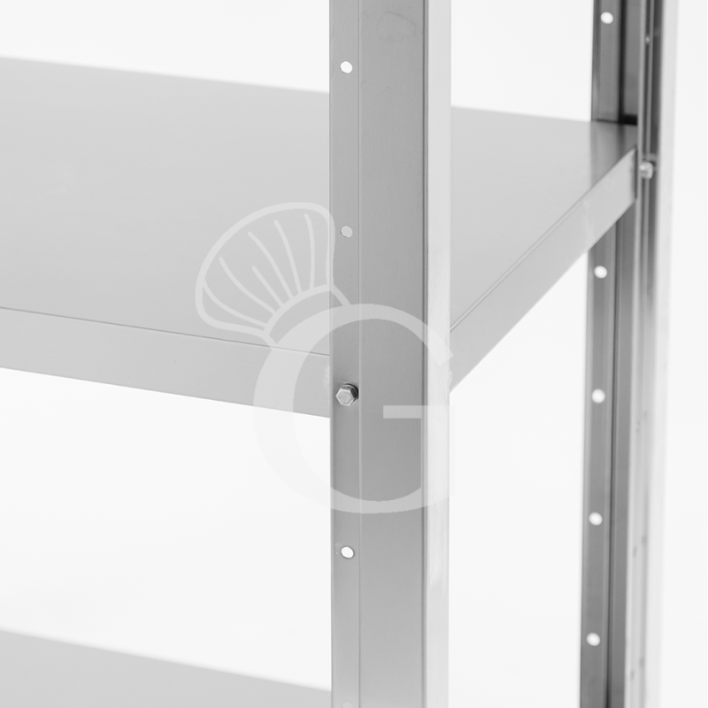 edelstahlregal b 1100 mm x t 400 mm x h 1500 mm 4 regalboeden