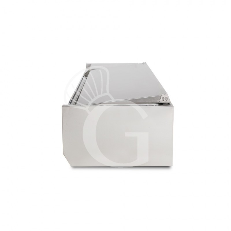 copy of Vetrinetta refrigerata per pizzeria, lunghezza 180 cm, predisposta per 9 bacinelle GN1/4