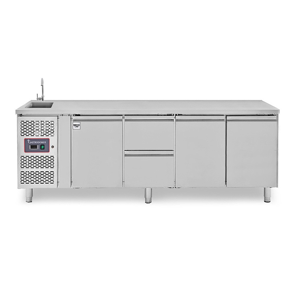 copy of Tavolo refrigerato - 2 porte - Prof. 700 - temperatura -2°C/+8°C