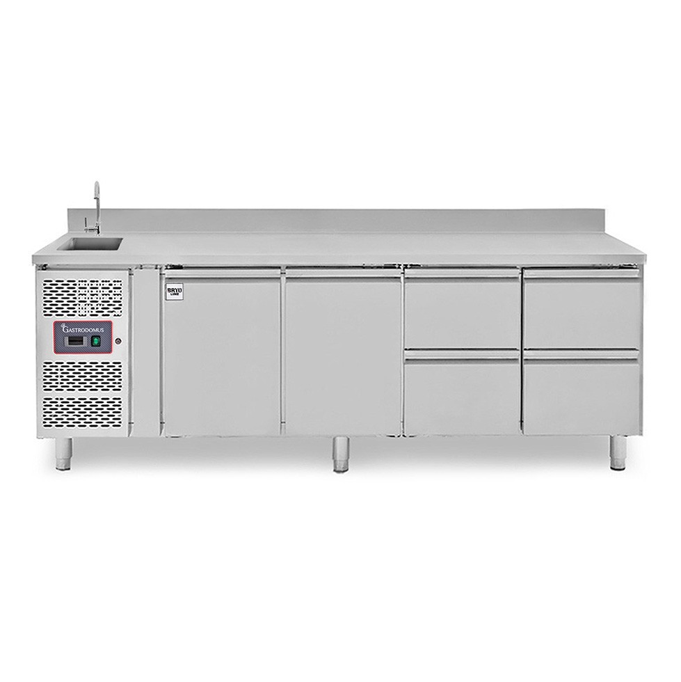 copy of Tavolo refrigerato - 2 porte - Prof. 700 - temperatura -2°C/+8°C