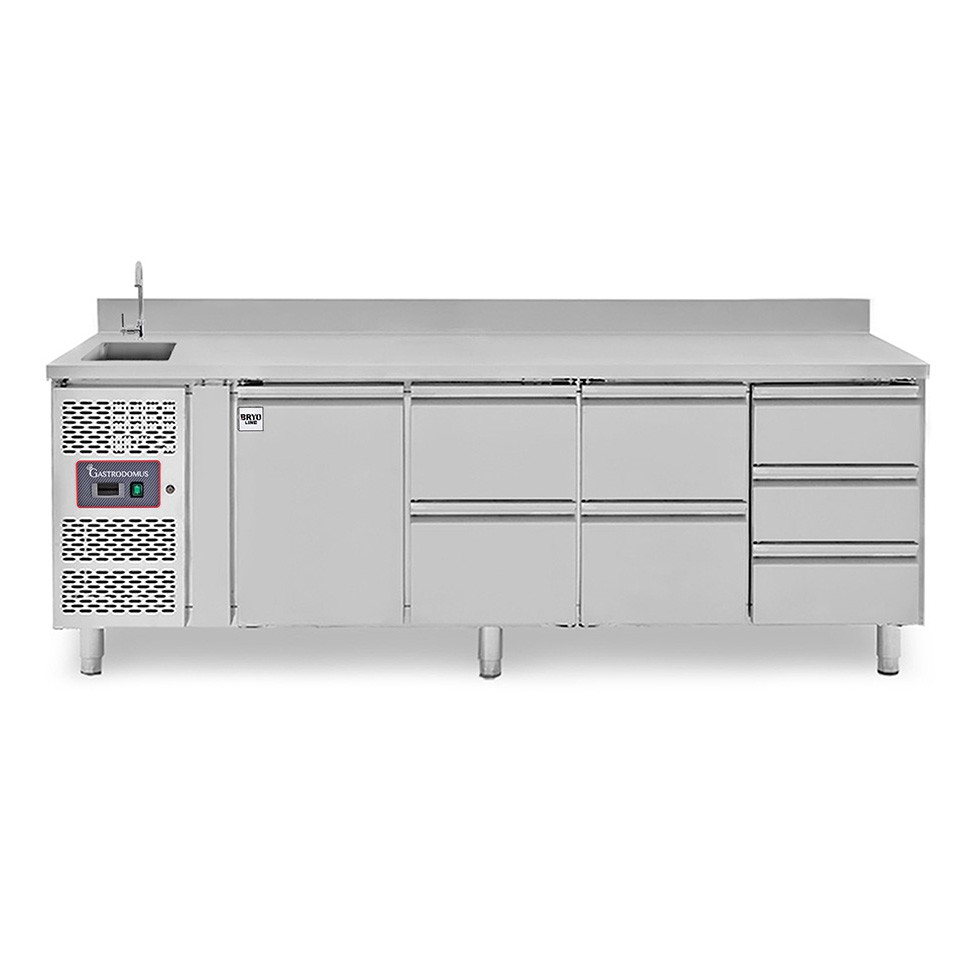 copy of Tavolo refrigerato - 2 porte - Prof. 700 - temperatura -2°C/+8°C