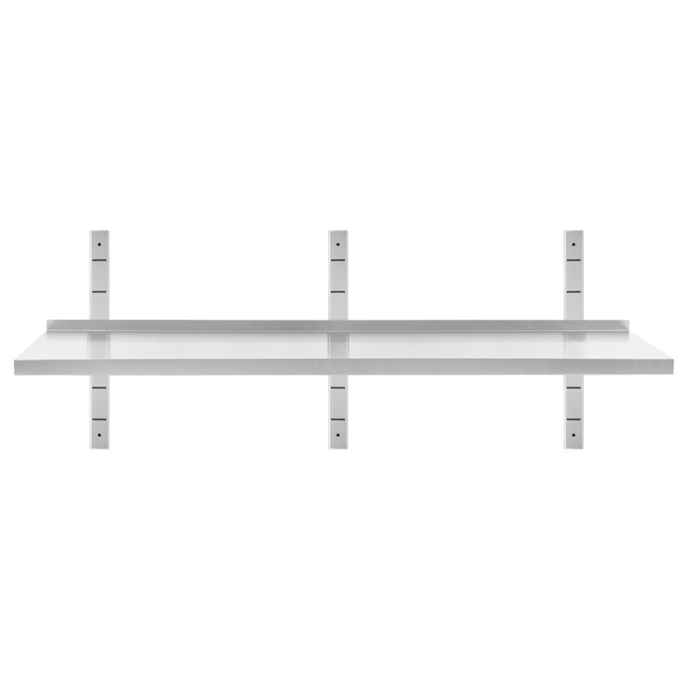 copy of Mensola in acciaio inox singola, L 1800 mm x P 400 mm x H 700 mm