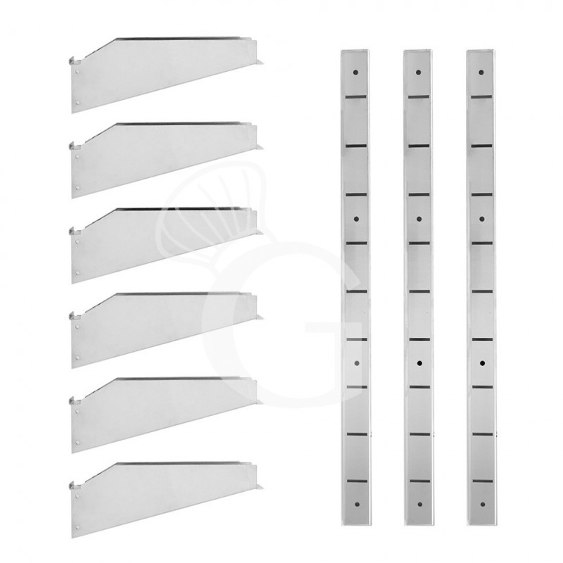 Wandboard aus Edelstahl, doppelt, B 1500 mm x T 400 mm x H 700 mm