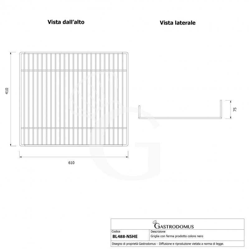 copy of Griglia plastificata 330 mm x 430 mm