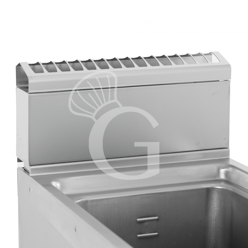 Profi Gas-Nudelkocher, 1 Becken (40 Liter) mit Schrank (B 400 mm x T 900 mm x H 870 mm)