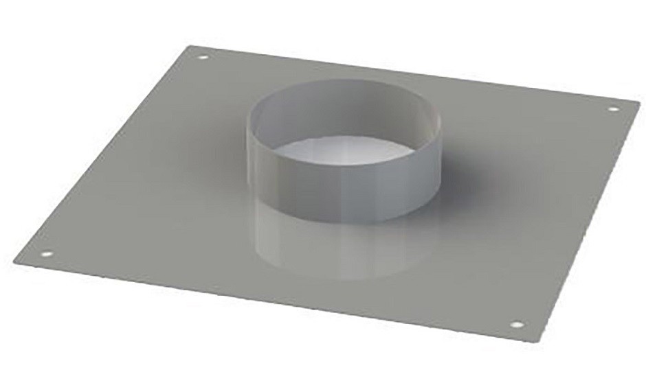 Bundkragen mit Platte für Rauchabzüge, Ø 250 mm