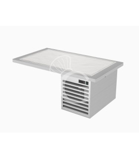 Einbau-Kühlplatte, statisch, Quarz, B 2110 x T 640 x H 510 mm