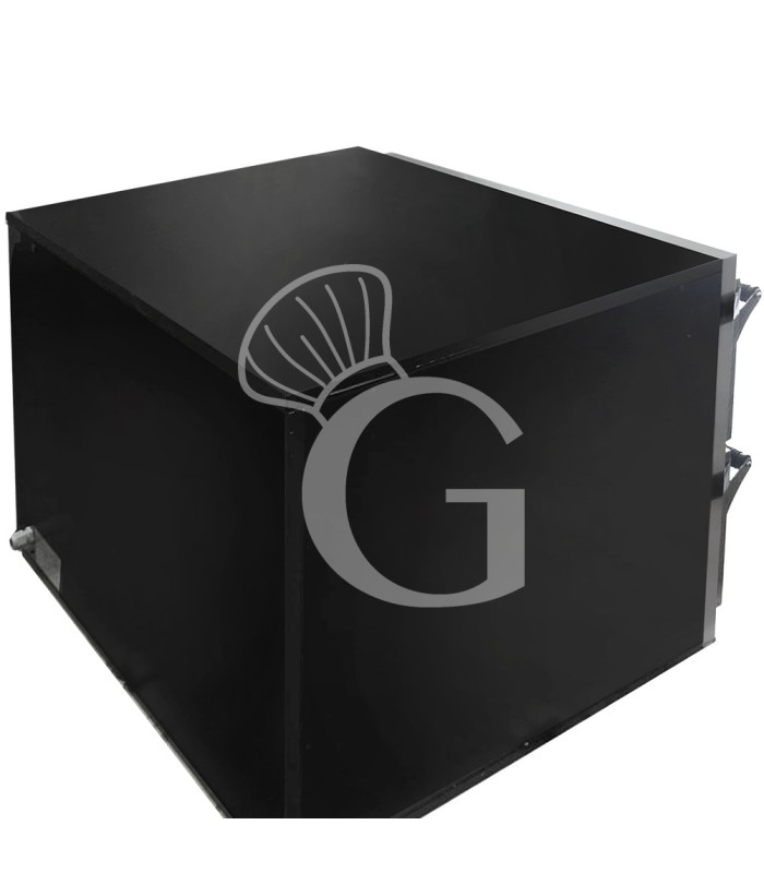 copy of Forno elettrico 2+2 teglie 60x40 o 9+9 pizze 35 cm - 2 camere - controllo meccanico