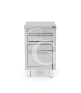 copy of Cassettiera 2 cassetti e un cassettone, L 500 x P 600 x H 850 mm