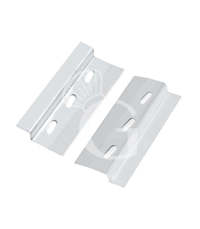 Offener Wandhängeschrank, Edelstahl, 1 Zwischenboden, B 2000 mm x T 400 mm x H 650 mm