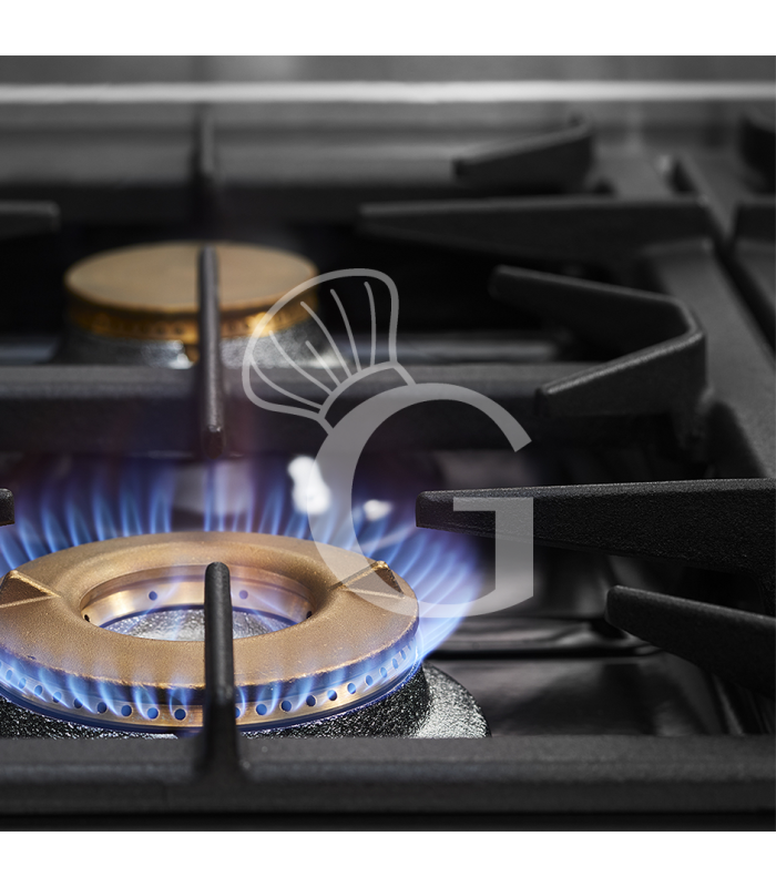 Gaskochfeld 6-flammig mit Zündbrenner, Tischgerät, Tiefe 700 mm