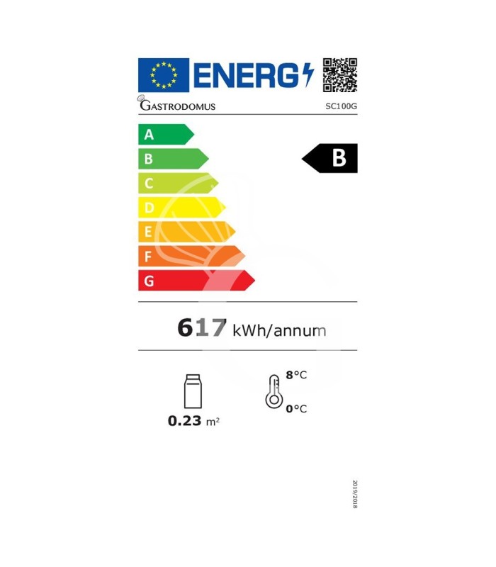 Mini-Getränkekühlschrank (115 L), statisch,Temperatur +2°C/+8°C