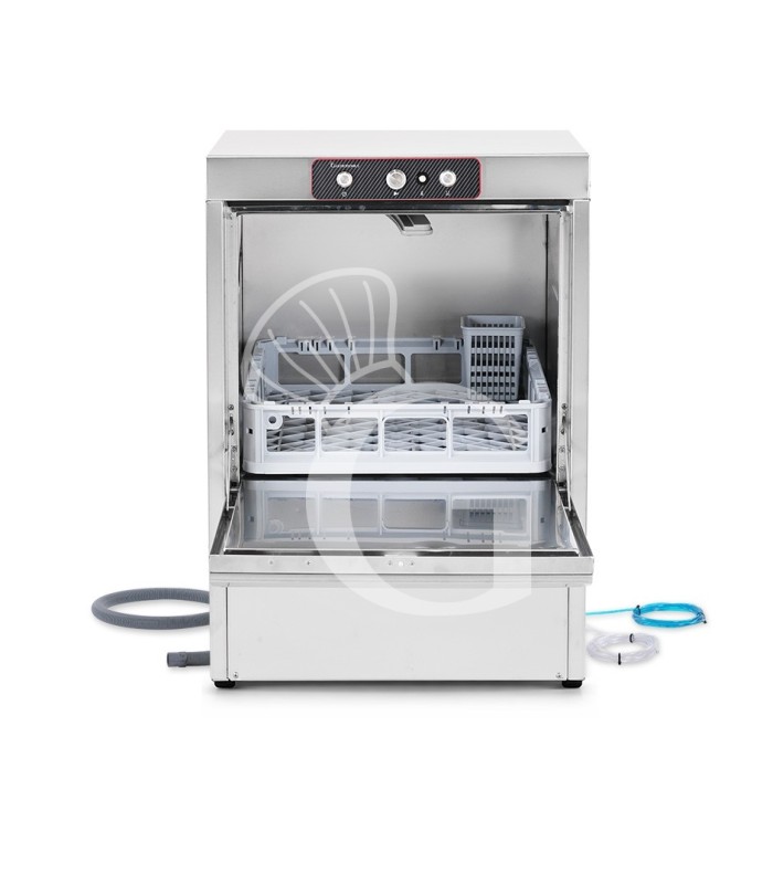 copy of Lavastoviglie elettromeccanica monofase cesto 50x50cm altezza 32cm- dosatore brillantante e detergente installato