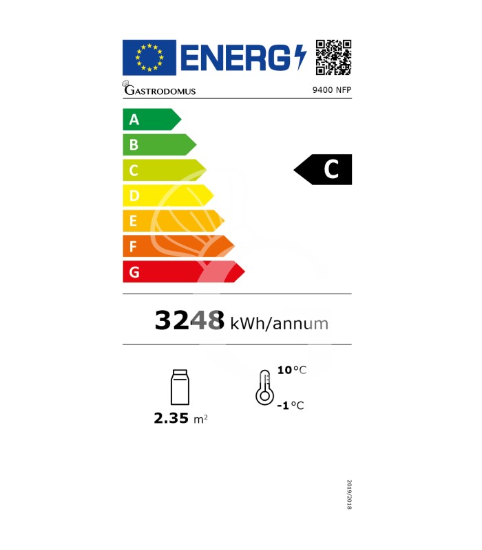 Kuchenvitrine/Panoramavitrine, Umluftkühlung, 595 L, -5°C/+10°C, 4 Glasseiten