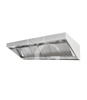 Wandhaube mit Motor, B 2200 mm x T 900 mm x H 450 mm