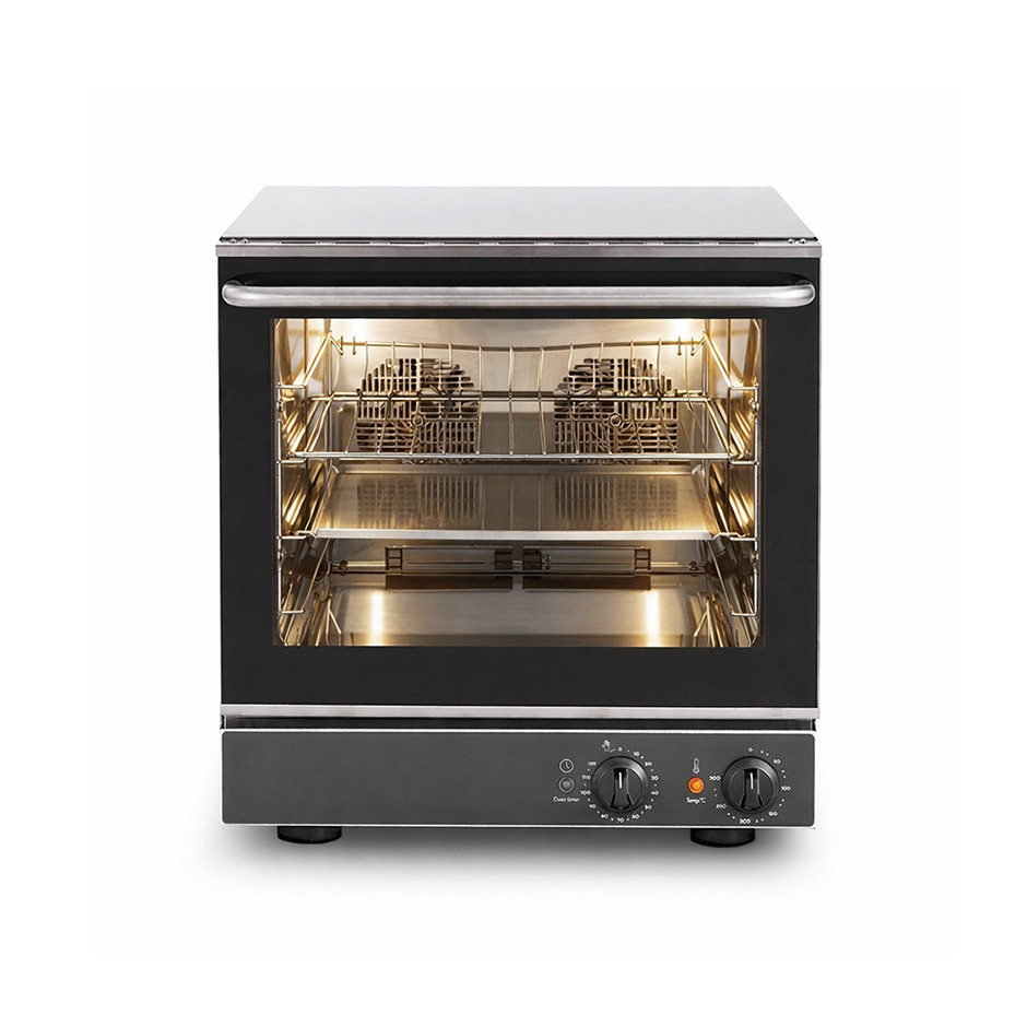 Elektro Heißluftofen für Brioches und Croissants, Klapptür, mechanische Steuerung, 4 Backbleche (433x333 mm), 2,8 kW