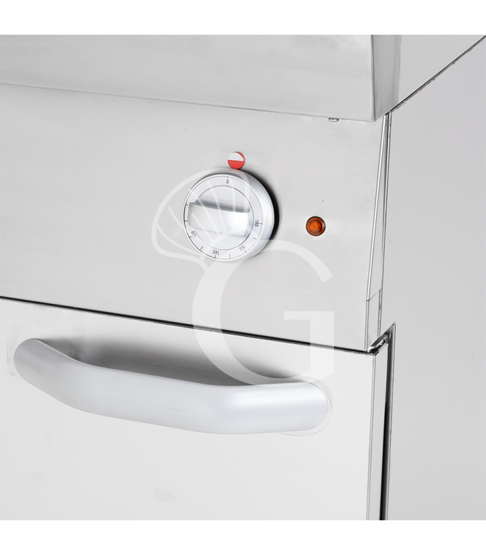 Profi Elektro-Fritteuse mit 2 Becken (2 x 10 Liter) und Schrank, Standgerät, Leistung 15 kW – dreiphasig