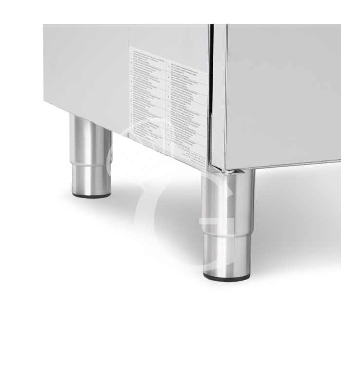 Profi Elektro-Fritteuse mit 2 Becken (2 x 10 Liter) und Schrank, Standgerät, Leistung 15 kW – dreiphasig