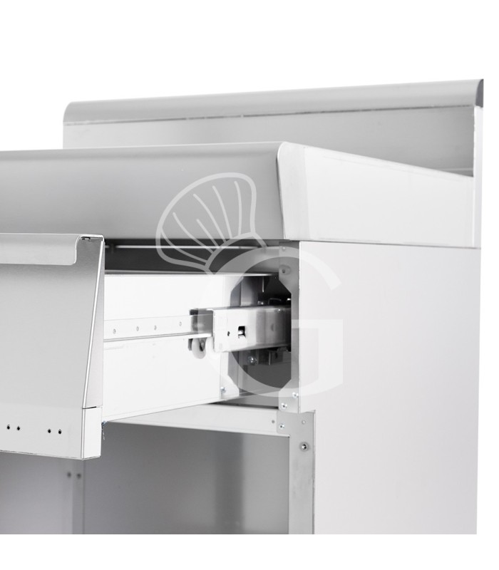 Neutralelement, offener Unterbau, mit Schublade, B 700 mm x T 700 mm x H 850 mm