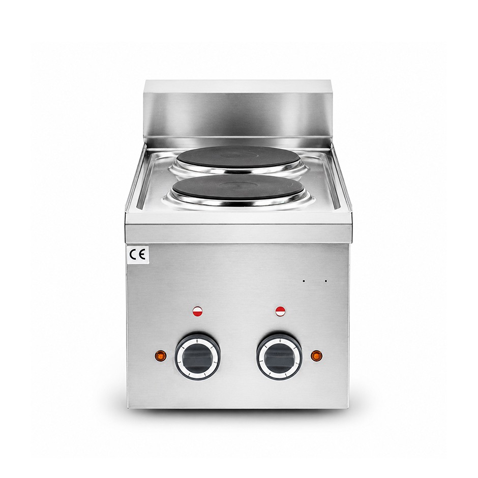 Elektro-Kochfeld mit 2 Kochplatten, Tischgerät, Tiefe 600 mm