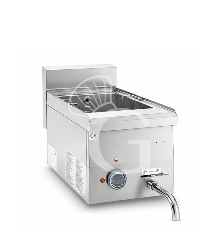Profi Elektro-Nudelkocher, 1 Becken (14 Liter), Tischgerät (B 300 mm x T 600 mm x H 280 mm)