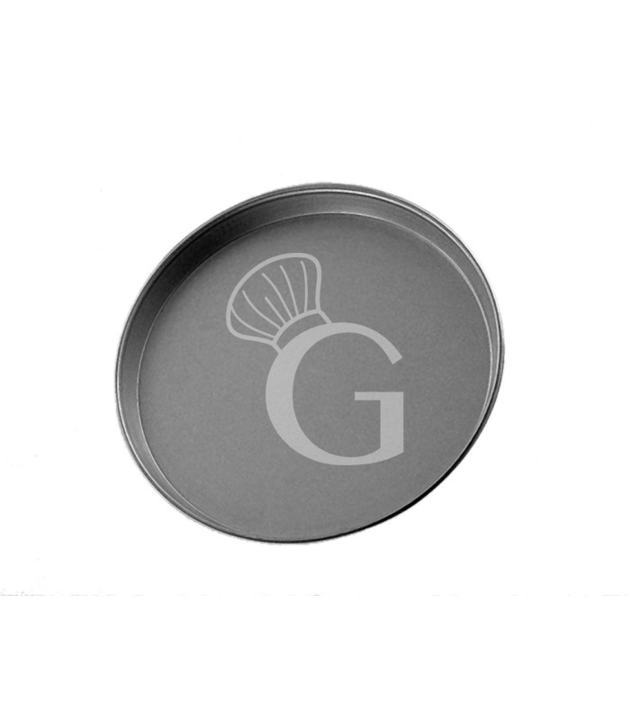 Pizzablech, Aluminiumbeschichtung, rund, Ø 400 mm, H 30 mm