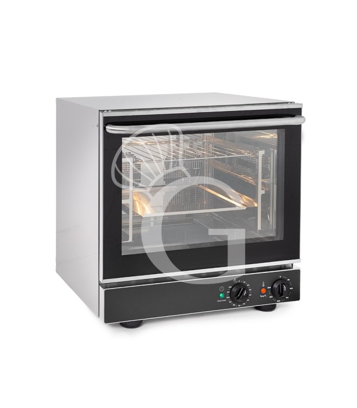 Elektro Heißluftofen für Croissants, Klapptür, mechanische Steuerung, 4 Backbleche GN 2/3, 2,8 kW