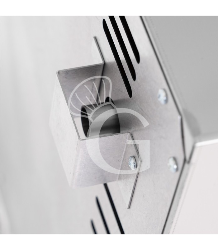 Elektro Heißluftofen für Croissants, Klapptür, mechanische Steuerung, 4 Backbleche GN 2/3, 2,8 kW