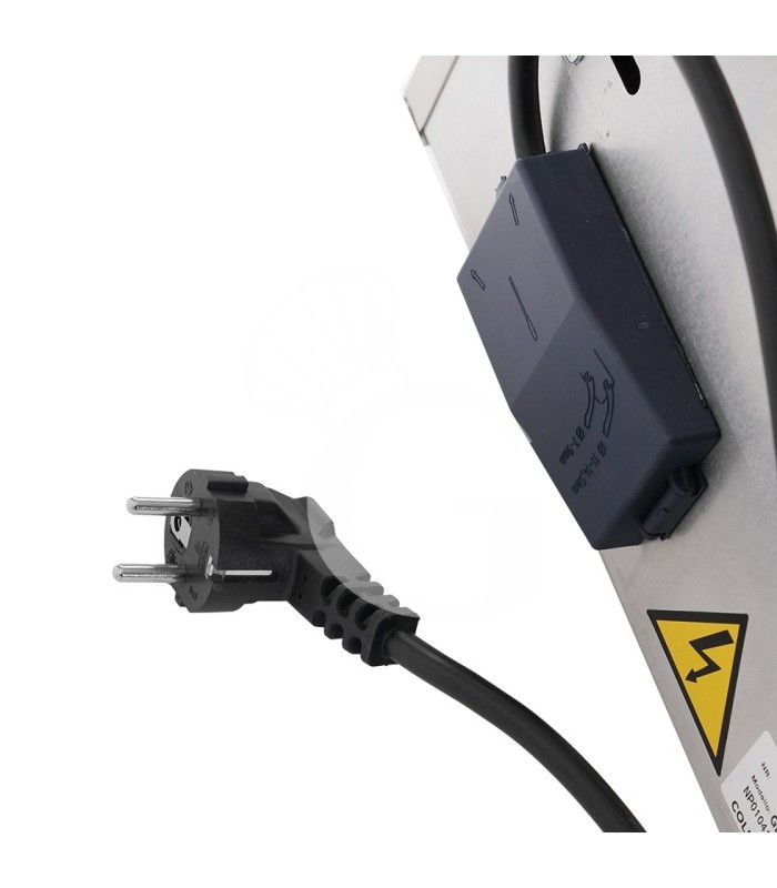 Elektro Heißluftofen für Croissants, Klapptür, mechanische Steuerung, 4 Backbleche GN 2/3, 2,8 kW