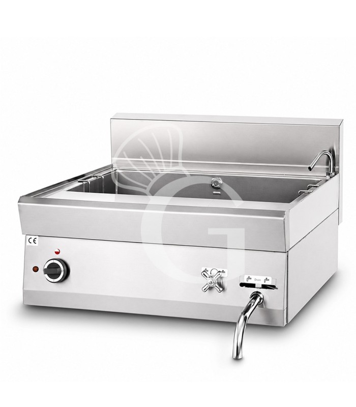 Profi Elektro-Nudelkocher, 1 Becken (40 Liter), Tischgerät (B 700 mm x T 650 mm x H 280 mm)