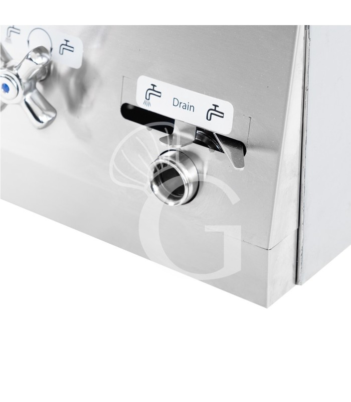 Profi Elektro-Nudelkocher, 1 Becken (40 Liter), Tischgerät (B 700 mm x T 650 mm x H 280 mm)
