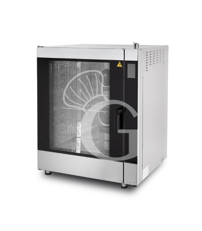 Heißluftdämpfer, elektrisch, Touchscreen, Luftbefeuchter, für 10 GN1/1 oder 600x400 mm Bleche, automatisches Reinigungssystem