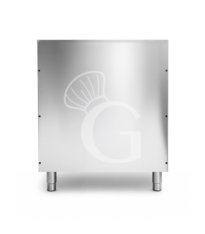 Professioneller Gasherd mit 4 Brenner und Gasbackofen – Tiefe 650 mm