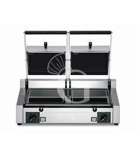 Doppel Kontaktgrill, Glaskeramik, glatt, B 700 mm x T 490 mm x H 170 mm
