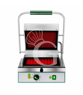 Kontaktgrill, Glaskeramik, glatt u. gerillt, B 340 mm x T 450 mm x H 190 mm
