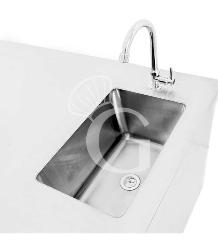 copy of Tavolo refrigerato - 2 porte - Prof. 700 - temperatura -2°C/+8°C