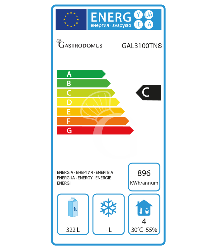 copy of Tavolo refrigerato - 2 porte - Prof. 700 - temperatura -2°C/+8°C