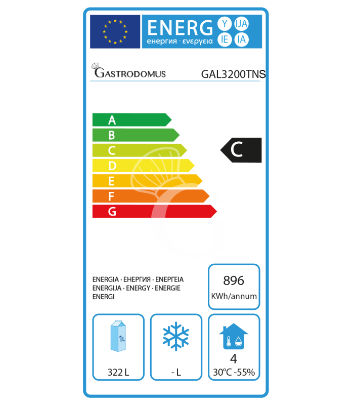 copy of Tavolo refrigerato - 2 porte - Prof. 700 - temperatura -2°C/+8°C