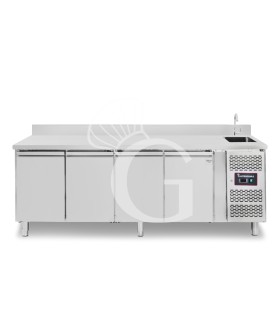 copy of Tavolo refrigerato - 2 porte - Prof. 700 - temperatura -2°C/+8°C