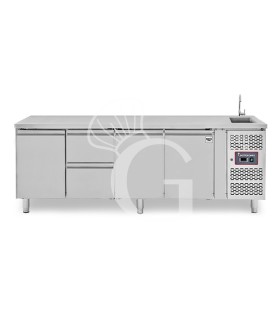 copy of Tavolo refrigerato - 2 porte - Prof. 700 - temperatura -2°C/+8°C