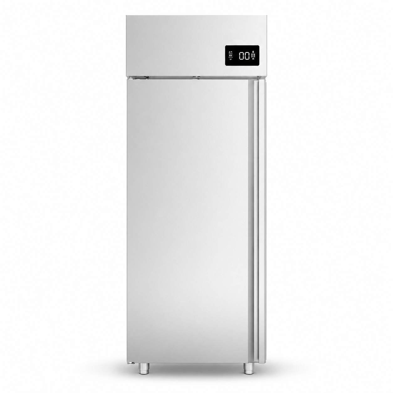 Kühlschrank (700 Liter), Edelstahl, Umluftkühlung, Temperatur -2°C /+10°C, Energieklasse A